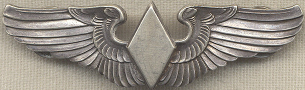 Very Rare Sterling WWII USAAF WASP Pilot Wing by Josten