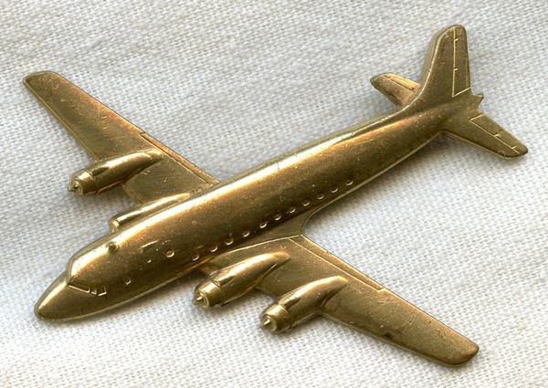 Large Well-Made Airliner Badge from Late 1940s<p> NO LONGER AVAILABLE