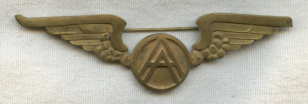 1950s Wing with "AA" from Unidentified Airline