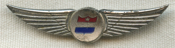 Sterling United Air Lines Flight Attendant Jacket Wing with Maker's Mark