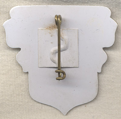 1940s-50s Checker Cab Driver's Hat Badge