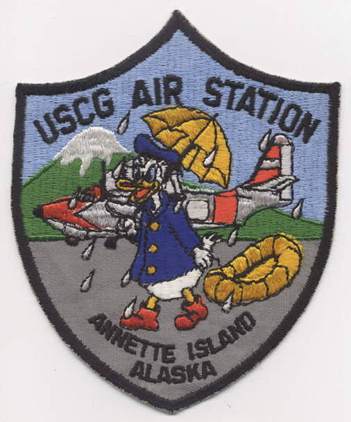 1950s US Coast Guard Air Station (Annette Island, Alaska) Donald Duck Patch