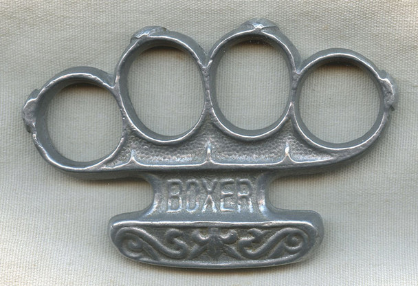 Early 20th Century "Boxer" Knuckle Duster Made of Aluminum