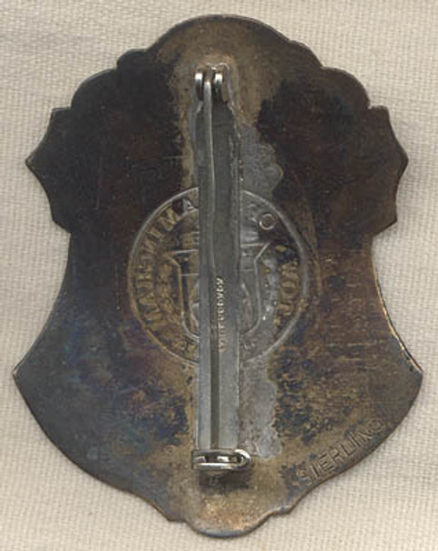 1890s Framingham, Massachusetts Fire Dept. #25 Badge