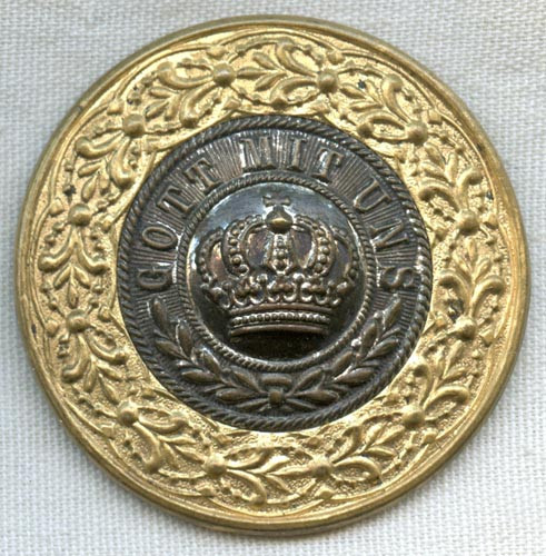 WWI Prussian Patriotic Pocket Mirror in Excellent Condition