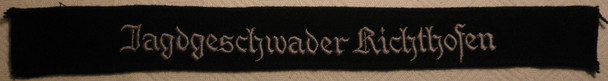 WWII Nazi Germany Cuff Title for the Jagdgeschwader Richthofen