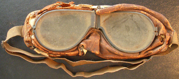 WWI British MK1 Flying Goggles - Relic Condition