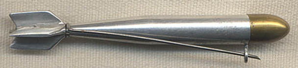 WWII Home Front War Worker-Made Patriotic Bomb Pin