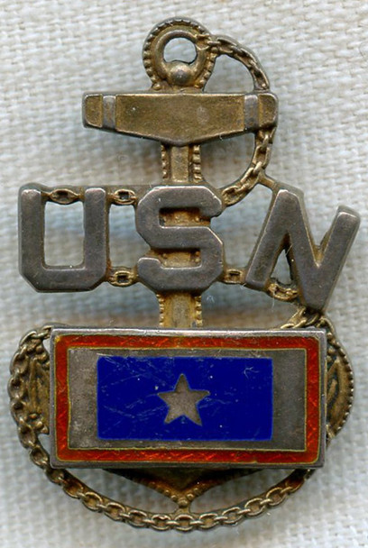 Small Sterling WWII US Navy Son-in-Service Pin <p> NO LONGER AVAILABLE
