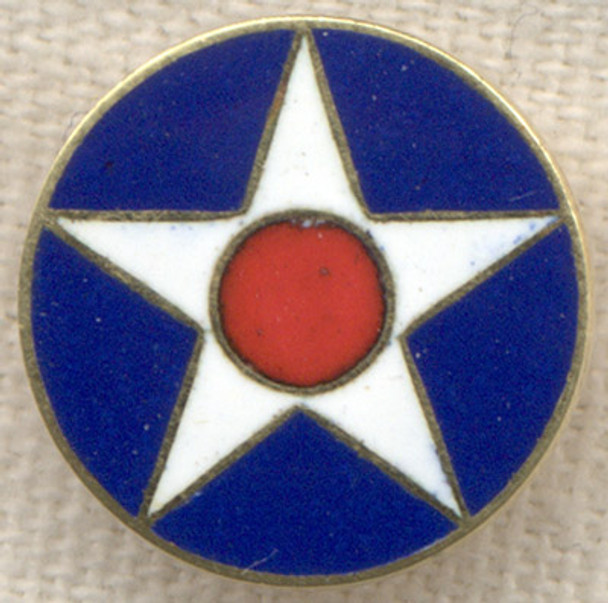 Circa WWI US Air Service Sweetheart or Lapel Pin in 14K Gold