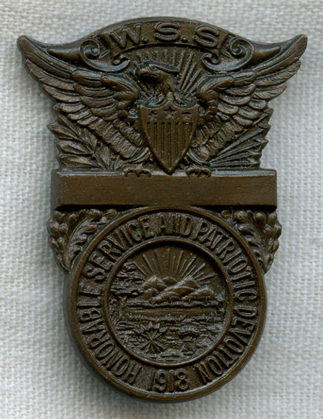 1918 War Savings Service (WSS) Badge by Auld