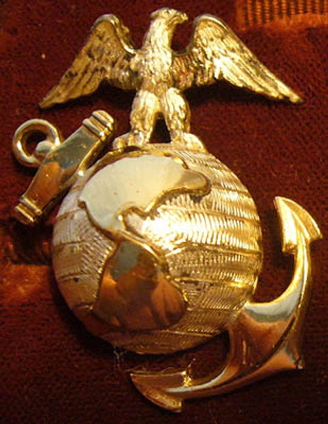 Model 1937 USMC Officer's Dress Collar Insignia by H+H