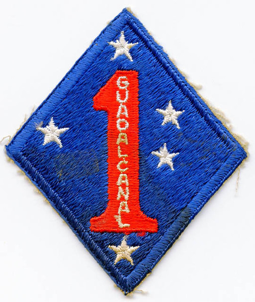 WWII USMC 1st Marine Division Shoulder Patch