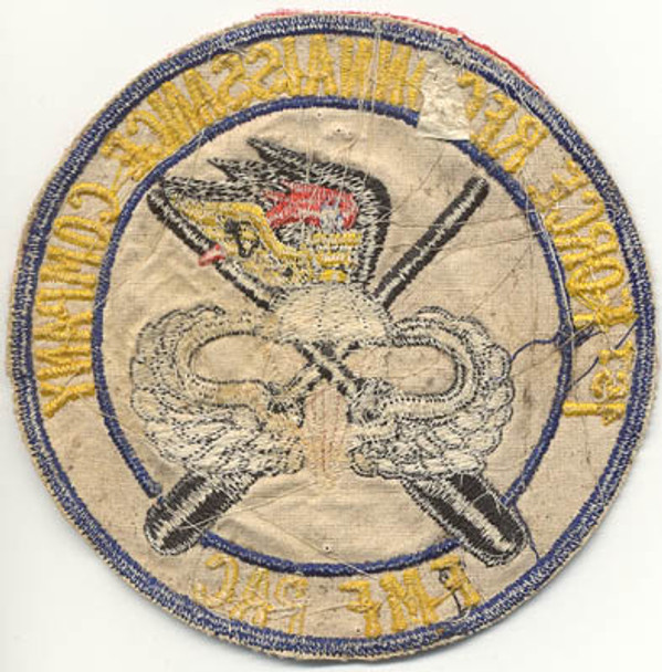1950s Japanese-Made 1st Force Recon Co. Patch
