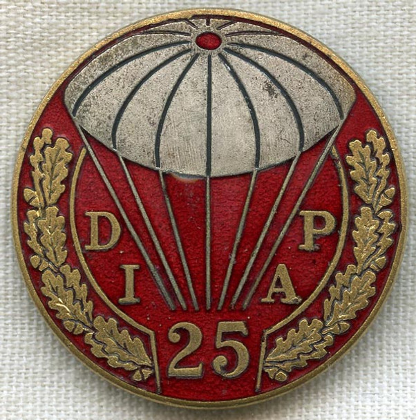 1950s French 25th DIAP (Division d'Infanterie Aroporte) Paratrooper Badge by Drago