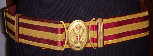 Late 1930s - WWII Model 1938 Dress Belt for the Fascist Public Security Police NOT AVAILABLE