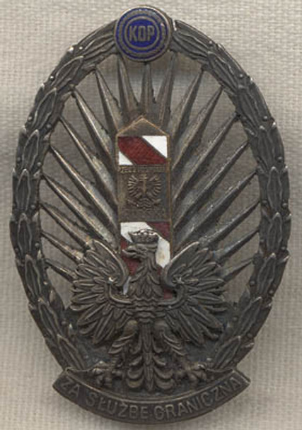 Polish Frontier Defense Corps Badge <p> NO LONGER AVAILABLE