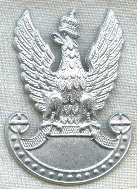 WWII Polish Army in the West Hat Badge