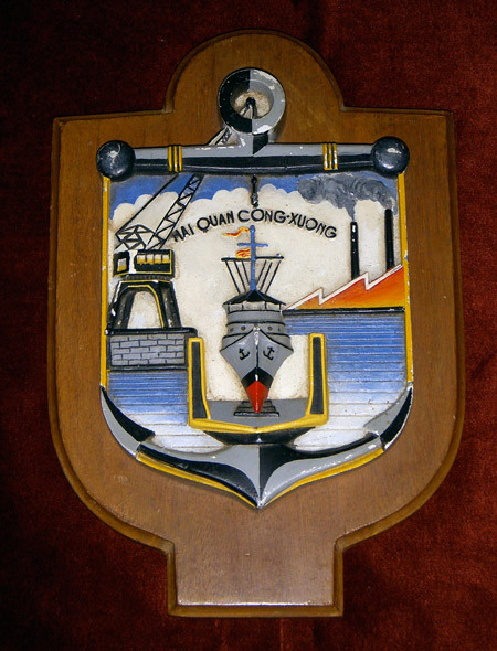 Vietnam War South Vietnamese Naval Plaque