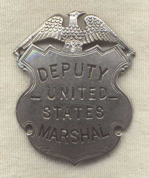 1890s Deputy US Marshal Shield