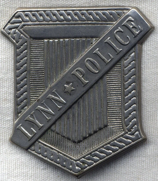 Great Old Lynn, Massachusetts Police Badge