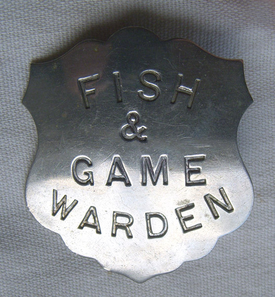 Ca. 1890s Stock Fish and Game Warden Badge from Maine