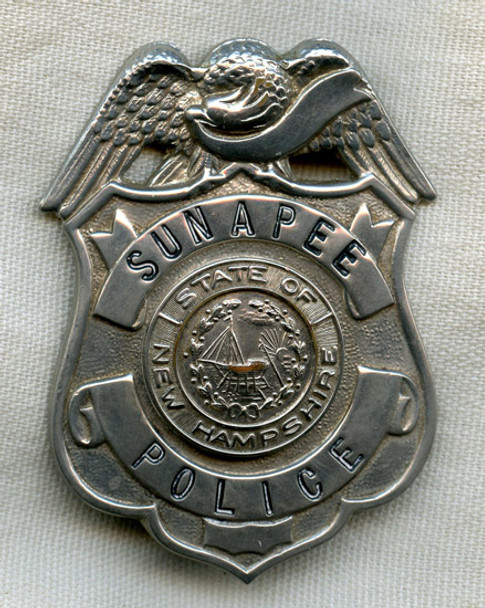 Circa Early 1950s Sunapee, New Hampshire Police Badge