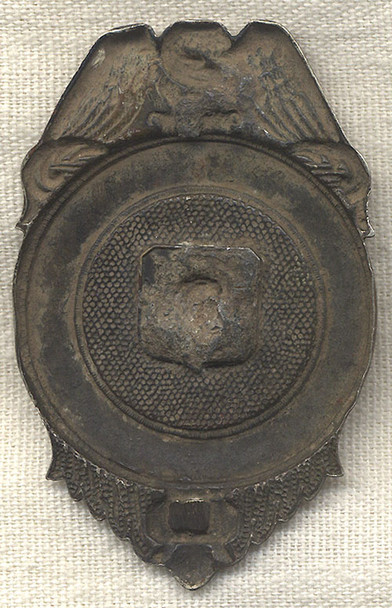 1900 New Jersey State Penitentiary Prison Officer Badge