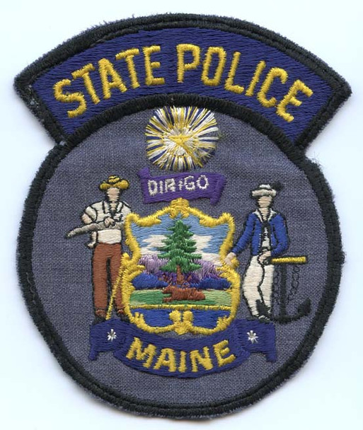 1970s Maine State Police Patch <p> NO LONGER AVAILABLE