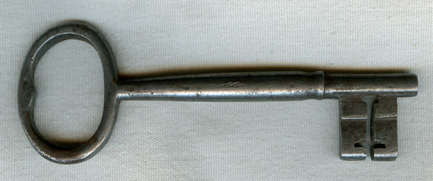 Old Steel "Jail" Key With Rounded Head <p> NO LONGER AVAILABLE