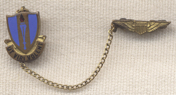 Rare 1930s Air Corps (USAAC) Flight School Sweetheart Pin