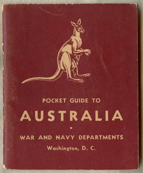 WWII US Army & USN Manual "Pocket Guide to Australia"