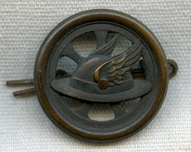 WWI US Army Motor Transport Corps Collar Disc English-Made