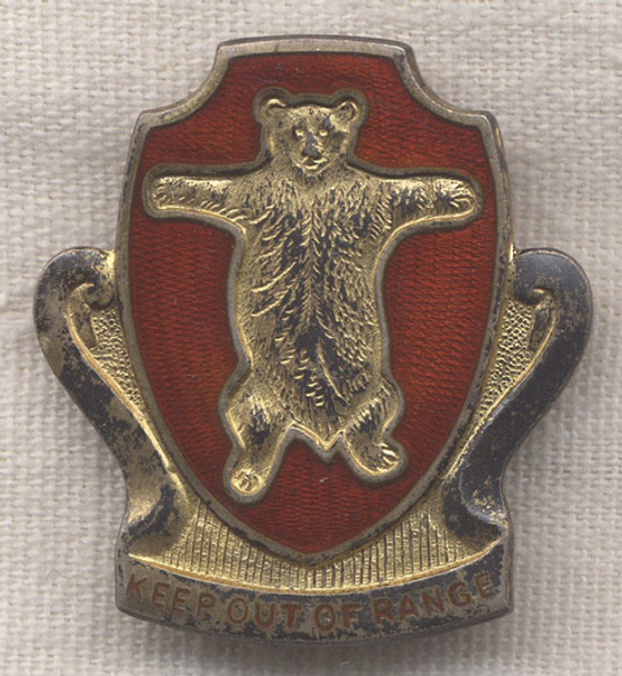 US Army 209th Field Artillery Battalion Sterling DI by Dondero