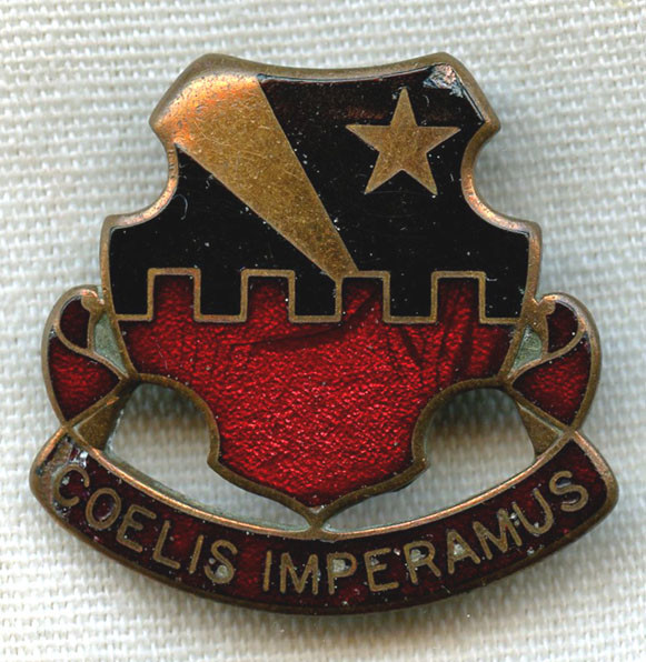 1930s US Army 60th Coast Artillery DI by Meyer