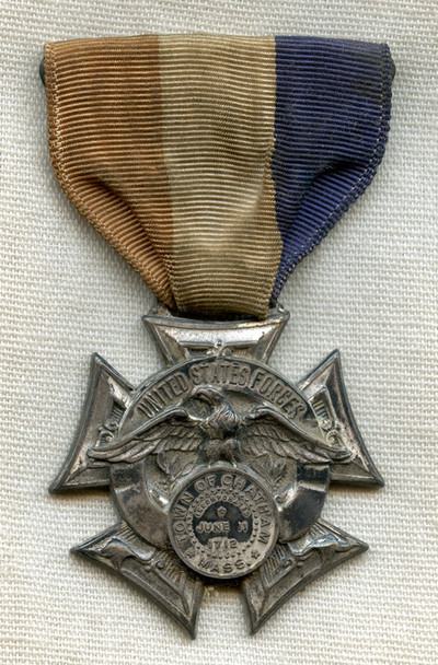 Scarce WWII Service Medal from Chatham (Cape Cod), Massachusetts