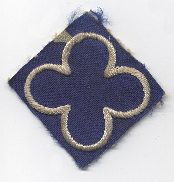 Italian Made WWII US Army 88th Division Shoulder Patch with Natural Backing