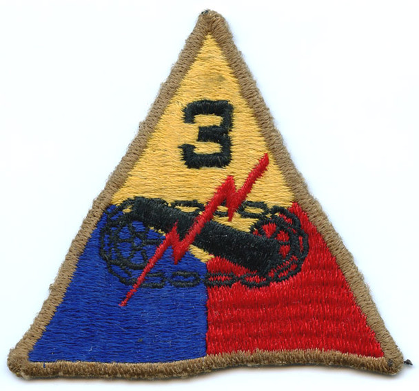 Nice Early WWII US Army 3rd Armored Division (Spearhead) Shoulder Patch