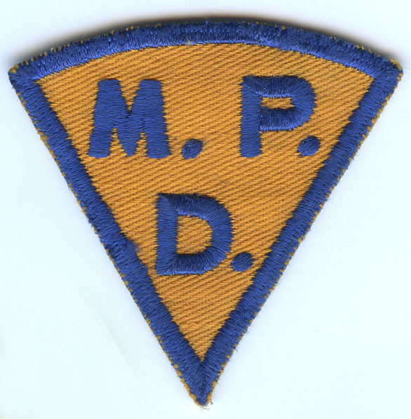Rare US Army Military Police Detachment Shoulder Patch Detachments Working with NJ