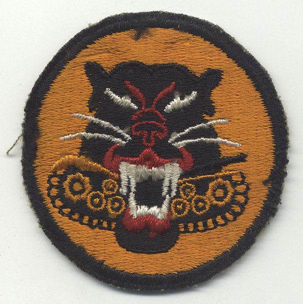 WWII US Army 8 Wheel Tank Destroyer "Orange Fender Variant" Shoulder Patch