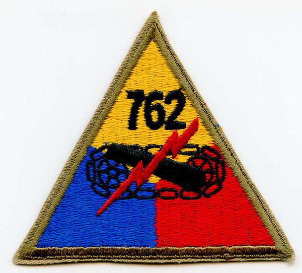 WWII US Army 762nd Tank Battalion Patch