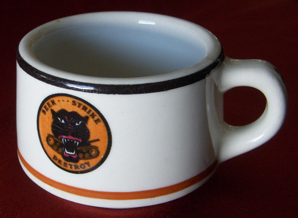 Great US Army Tank Destroyer Mug (Probably from Camp Hood)