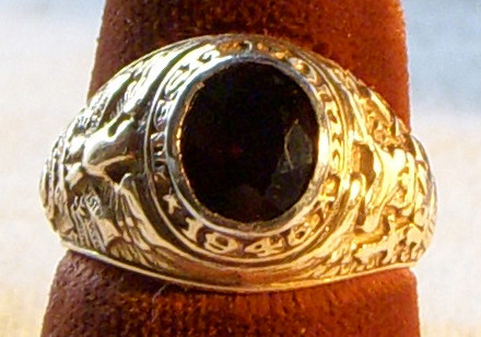 1946 Graduation Sweetheart Ring from USMA West Point in 14K Gold