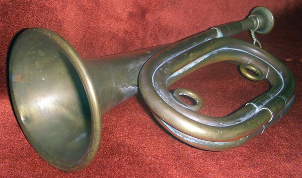 Dated 1917 WWI Model 1894 US Army "Trench" Bugle Specification 1152 by F&S of Chicago