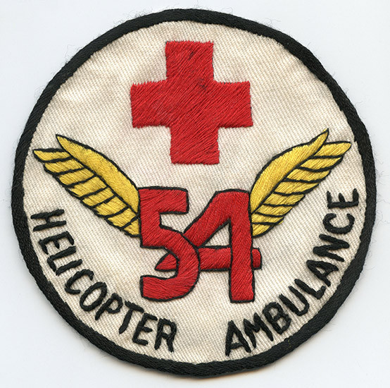 Late 60's US Army 54th Medical Det. (Helicopter Ambulance or "Dust Off") Pocket Patch