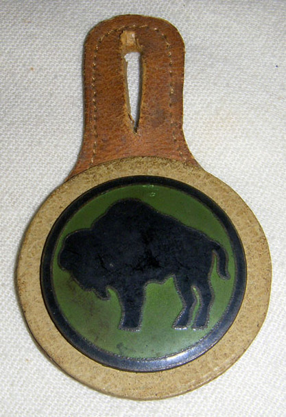 Rare 1920s US Army 92nd Division (Buffalo Soldiers) Pocket Hanger