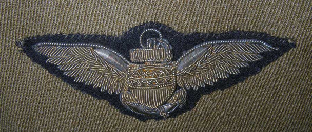 Beautiful UK-Made WWI OVERSEAS USN Pilot Tunic with Stunning UK-Made Wing