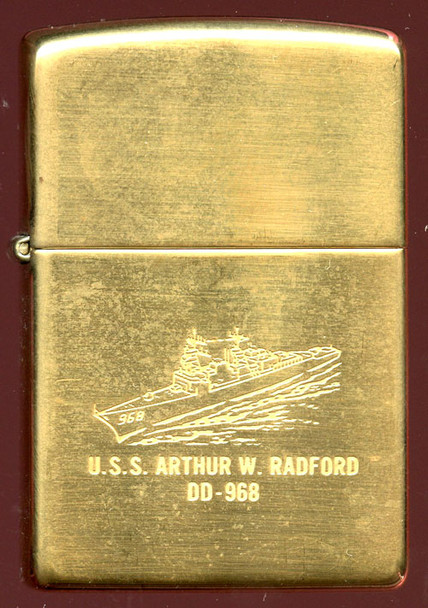 1998 USS Arthur W. Radford DD-968 Ship Zippo