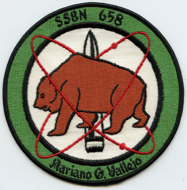 1970s USS Mariano G. Vallejo (SSBN-658) Submarine Patch