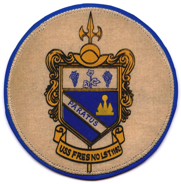 Vietnam War Era USS Fresno LST-1182 Jacket Patch